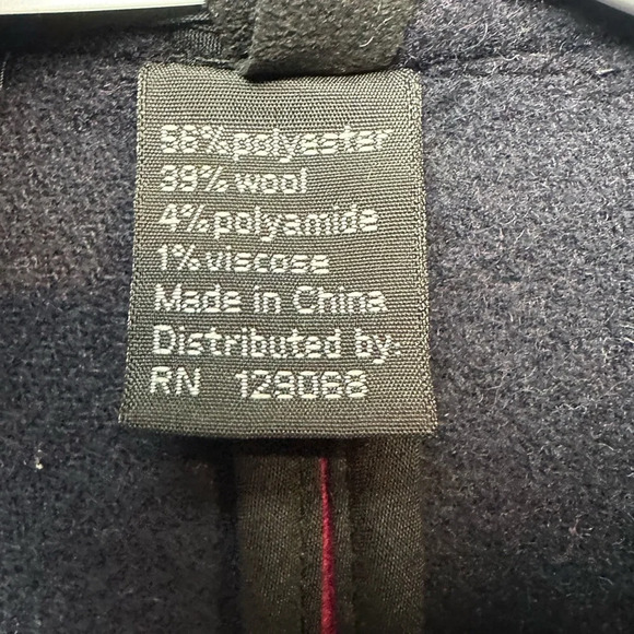 Desigual woolblend Trench Coat sz 38 or Small - Picture 7 of 10